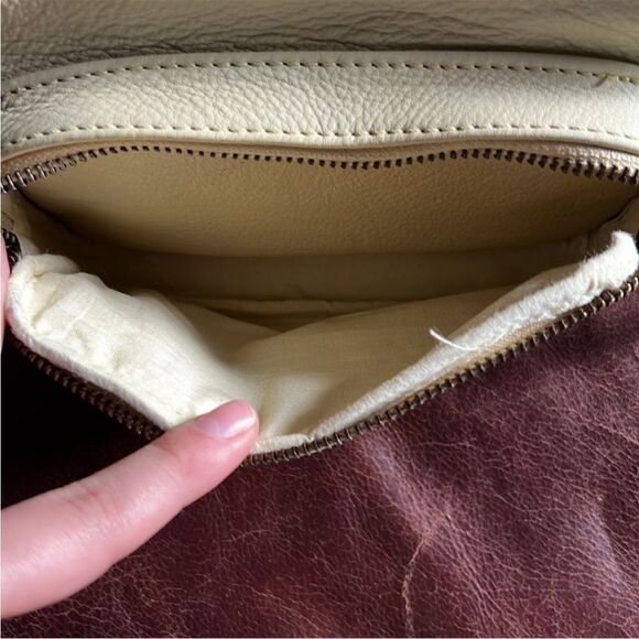 Free People Nikko Leather Sling Bag Cream - Picture 5 of 8